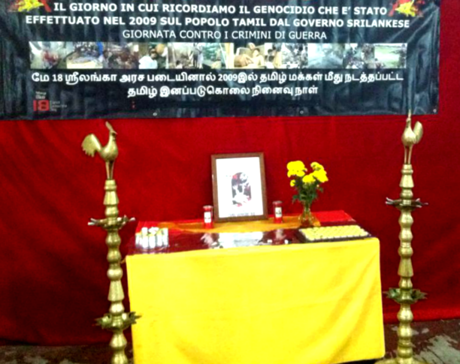 Altare commemorativo Tamil - Foto di Miriam Lanzetta