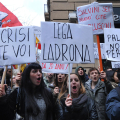 Lega Nord contestata in Sicilia - Foto di Mike Palazzotto.