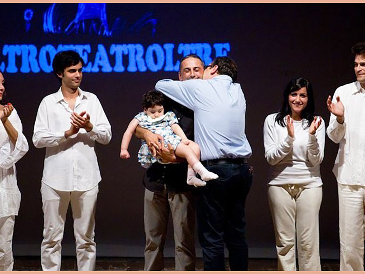 I ragazzi del laboratorio teatrale Chiara e Michele Tarallo